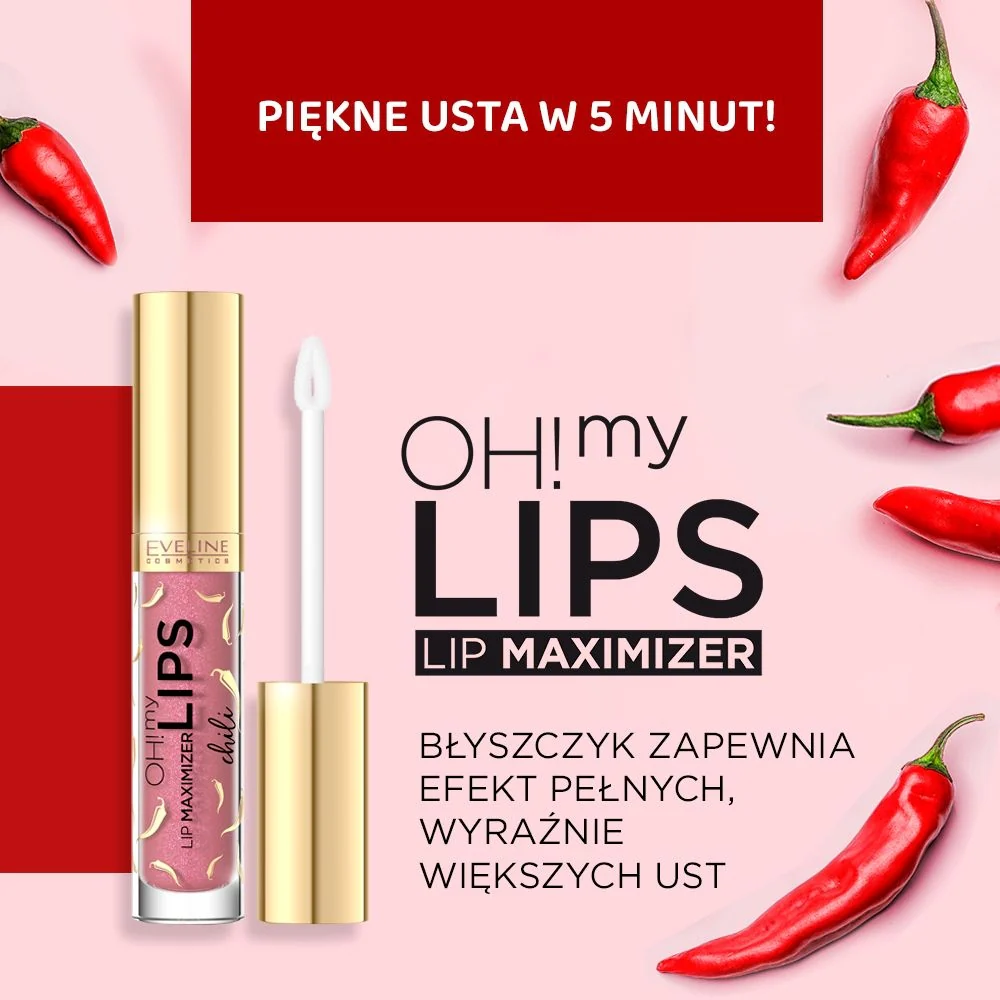 Błyszczyk powiększający usta z kwasem hialuronowym chili - Image 3