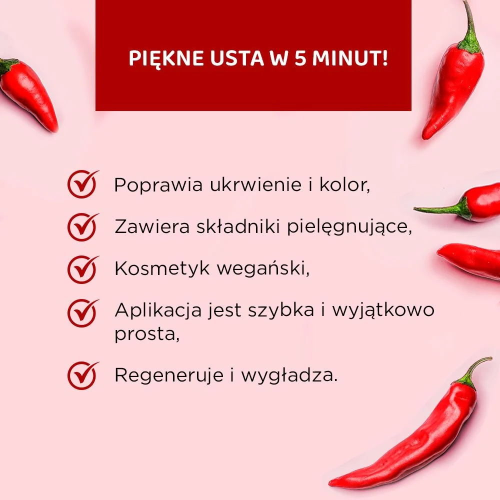 Błyszczyk powiększający usta z kwasem hialuronowym chili - Image 4