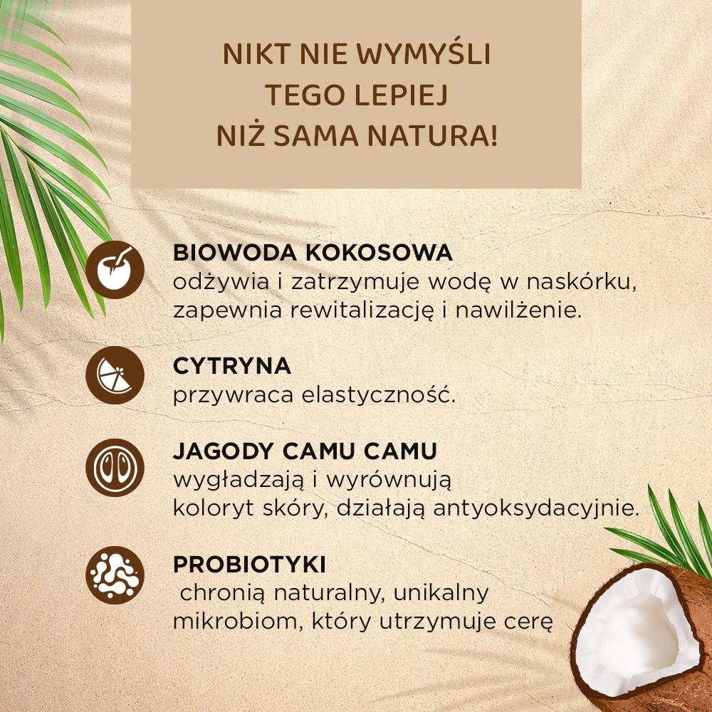 Delikatna kokosowa pianka do mycia twarzy - Image 4