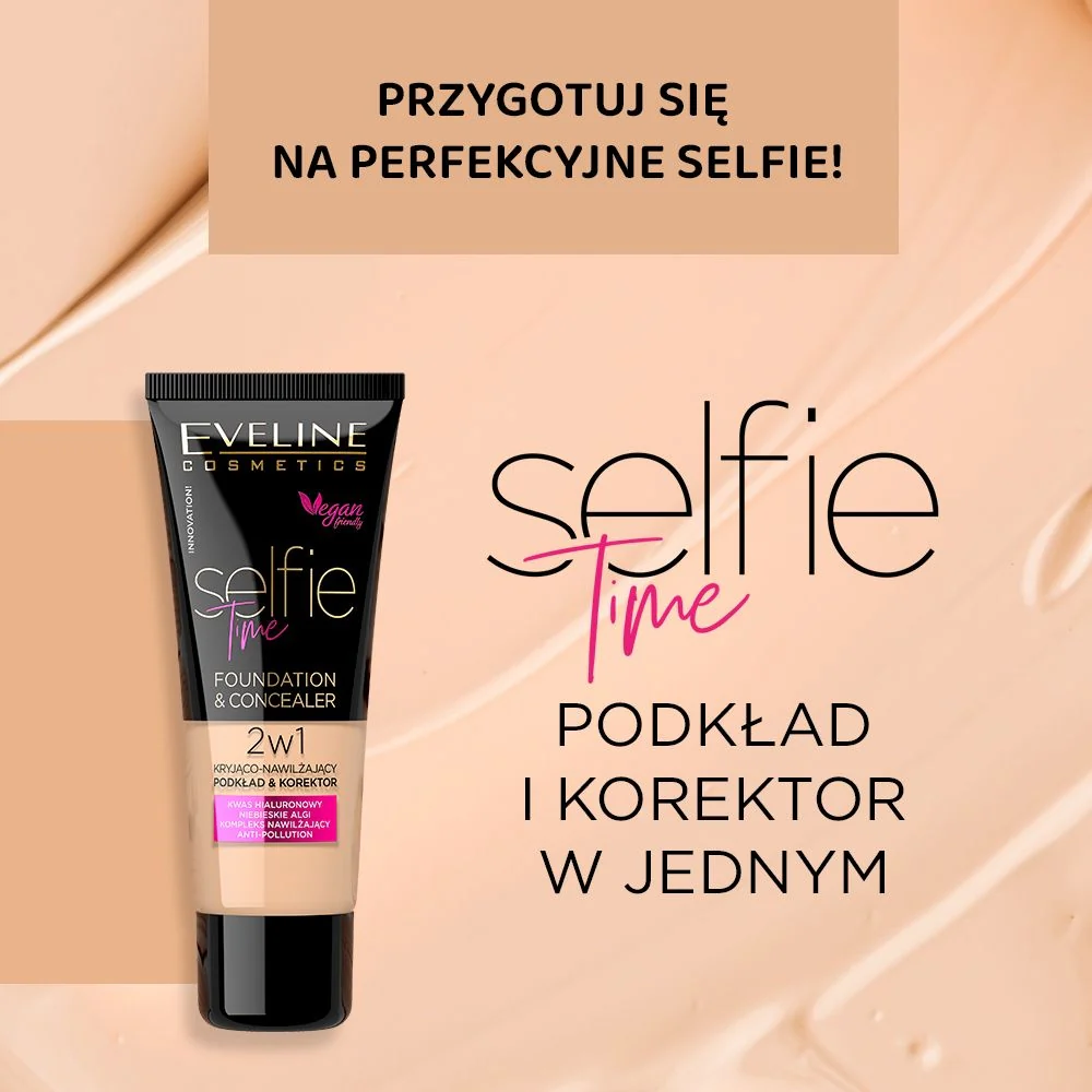 Kryjąco-nawilżający podkład & korektor - Image 3