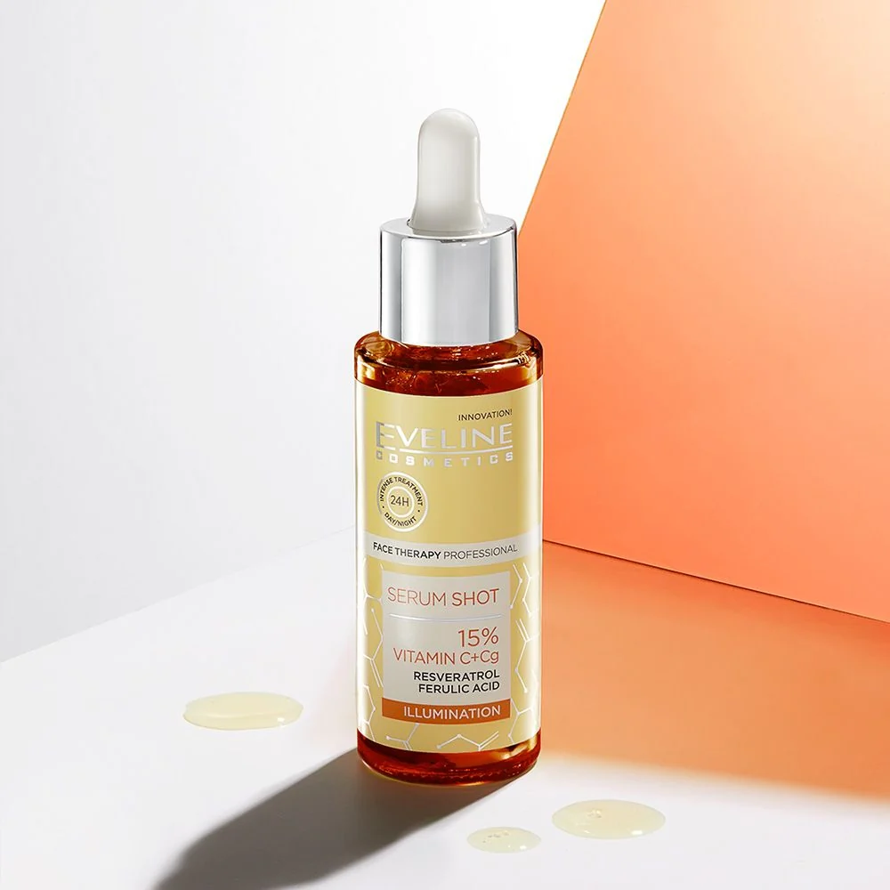 Serum Shot Kuracja z 15% witaminy C + Cg na twarz, szyję i dekolt - Image 6