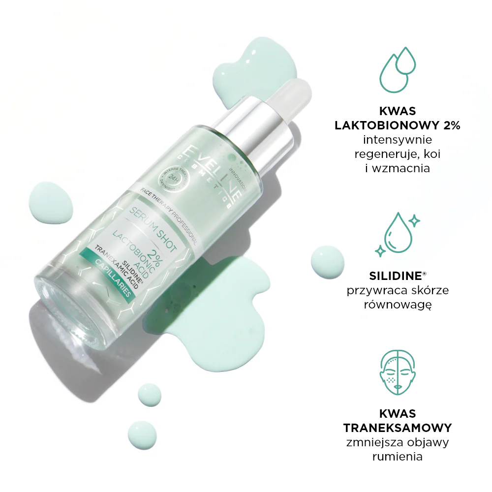 Serum Shot Kuracja wzmacniająca z 2% kwasem laktobionowym na zaczerwienienia i naczynka - Image 4