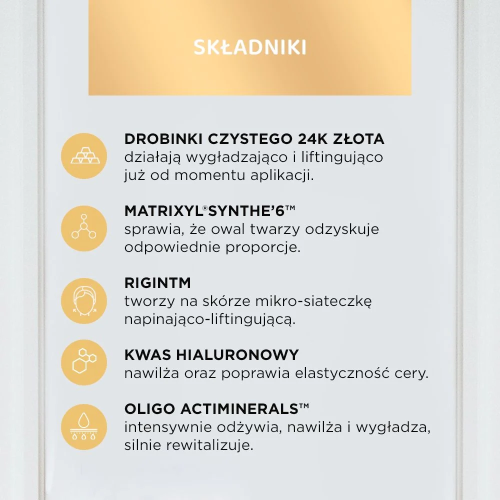 Luksusowy multi-naprawczy krem-serum z 24k złotem 70+ - Image 4