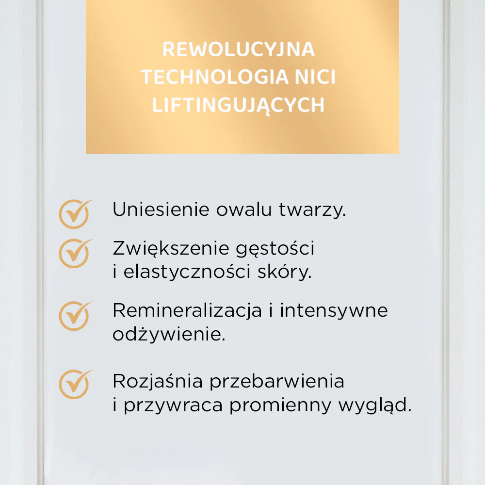 Luksusowy ujędrniający krem-serum z 24k złotem 40+ - Image 3