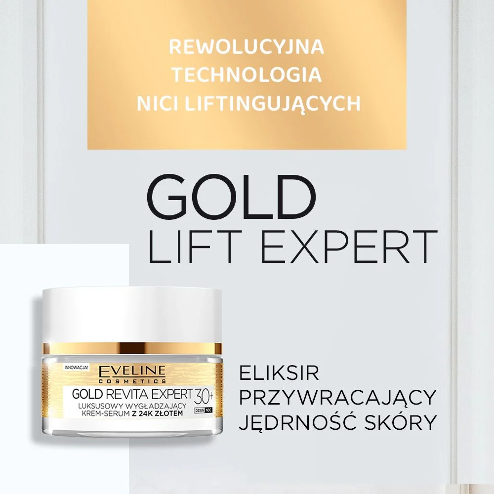 Luksusowy wygładzający krem-serum z 24k złotem 30+ - Image 6