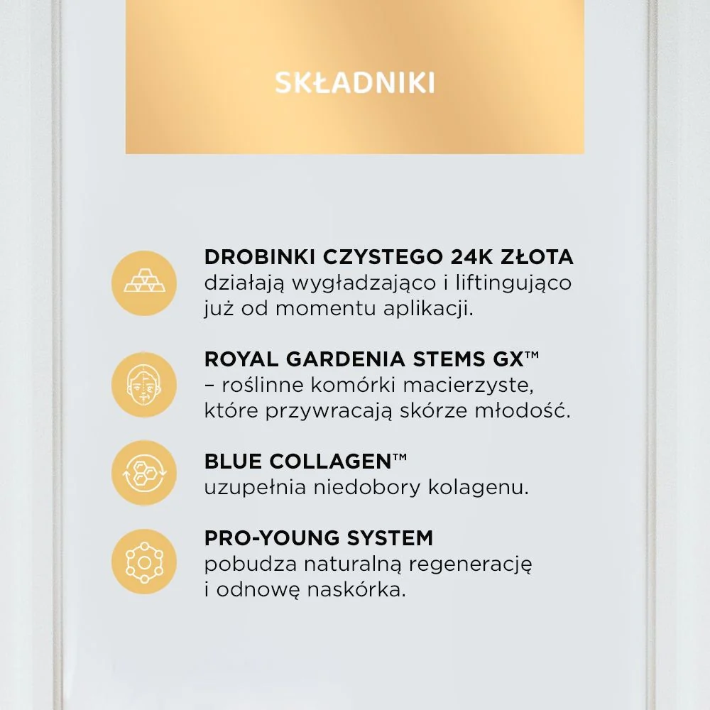 Luksusowy wygładzający krem-serum z 24k złotem 30+ - Image 8