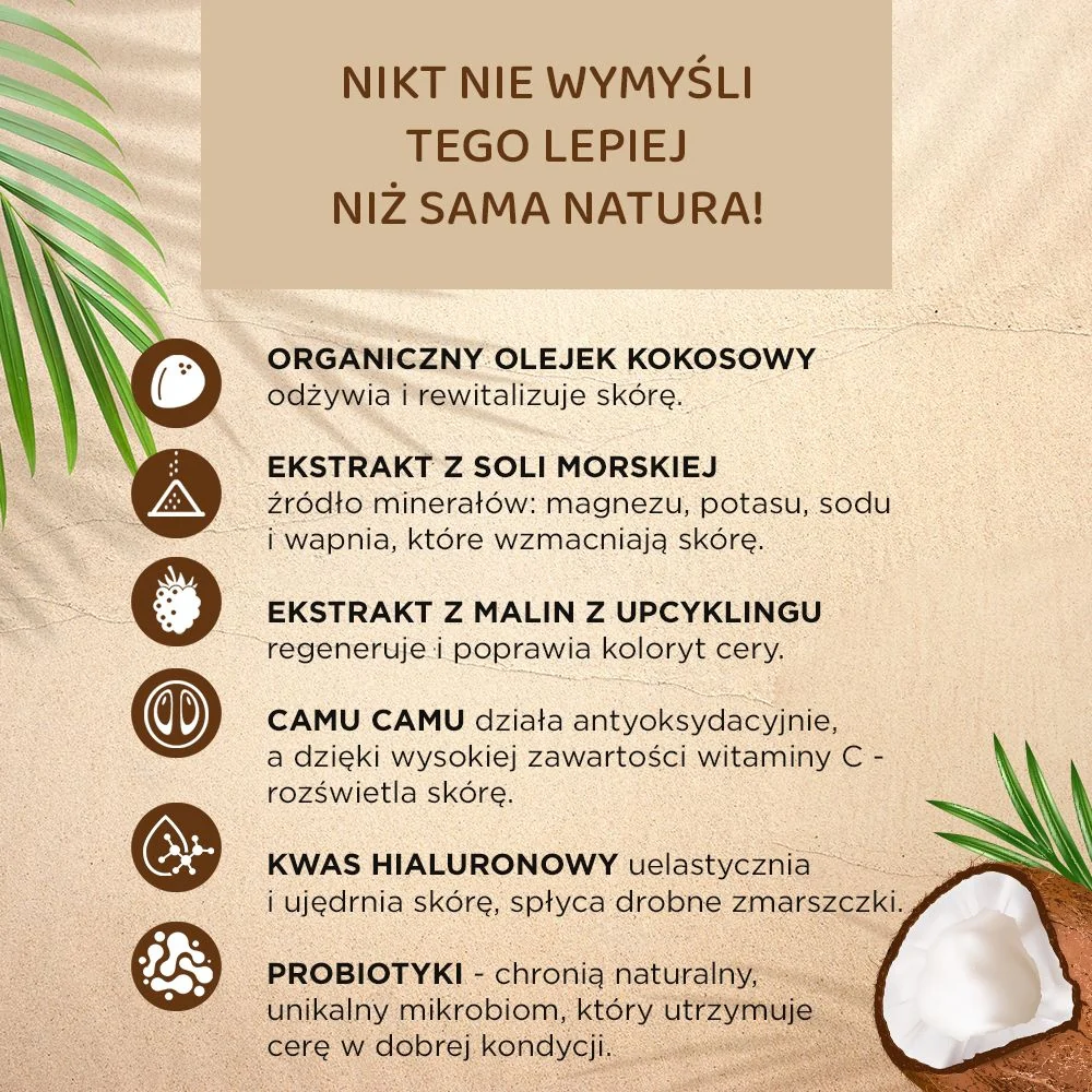 Multi-nawilżający kokosowy krem do twarzy - Image 4
