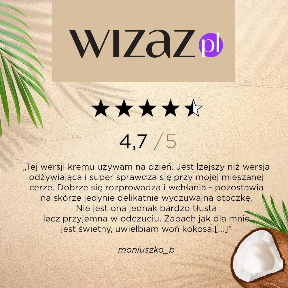 Multi-nawilżający kokosowy krem do twarzy - Image 5
