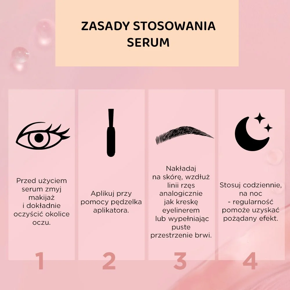 Multipeptydowe serum na porost rzęs i brwi - Image 5