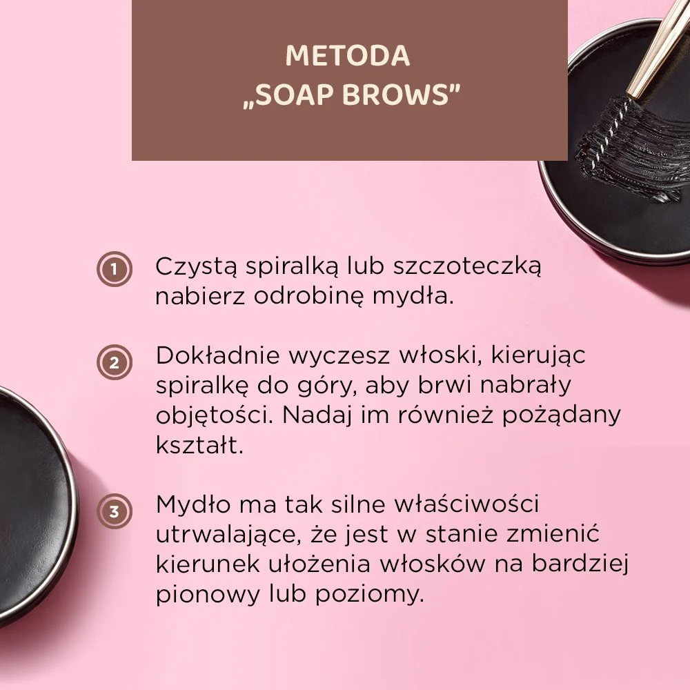 Mydło do stylizacji brwi, brązowe - Image 4