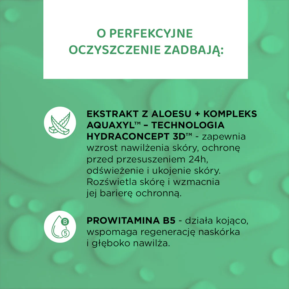 Odświeżająco-łagodzący aloesowy płyn micelarny 3w1 - Image 4