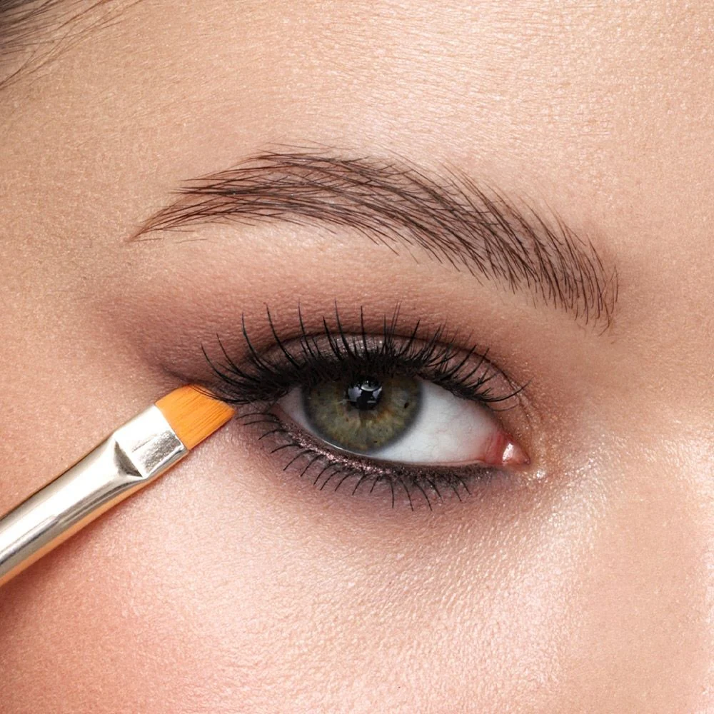 Pędzel do makijażu brwi i aplikacji eyelinera E05 - Image 7
