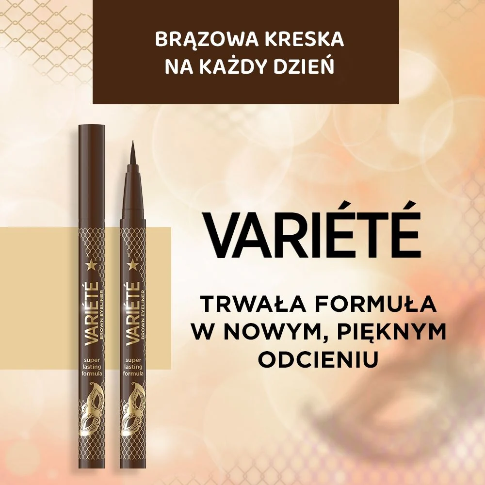 Precyzyjny eyeliner w pisaku, brązowy - Image 2