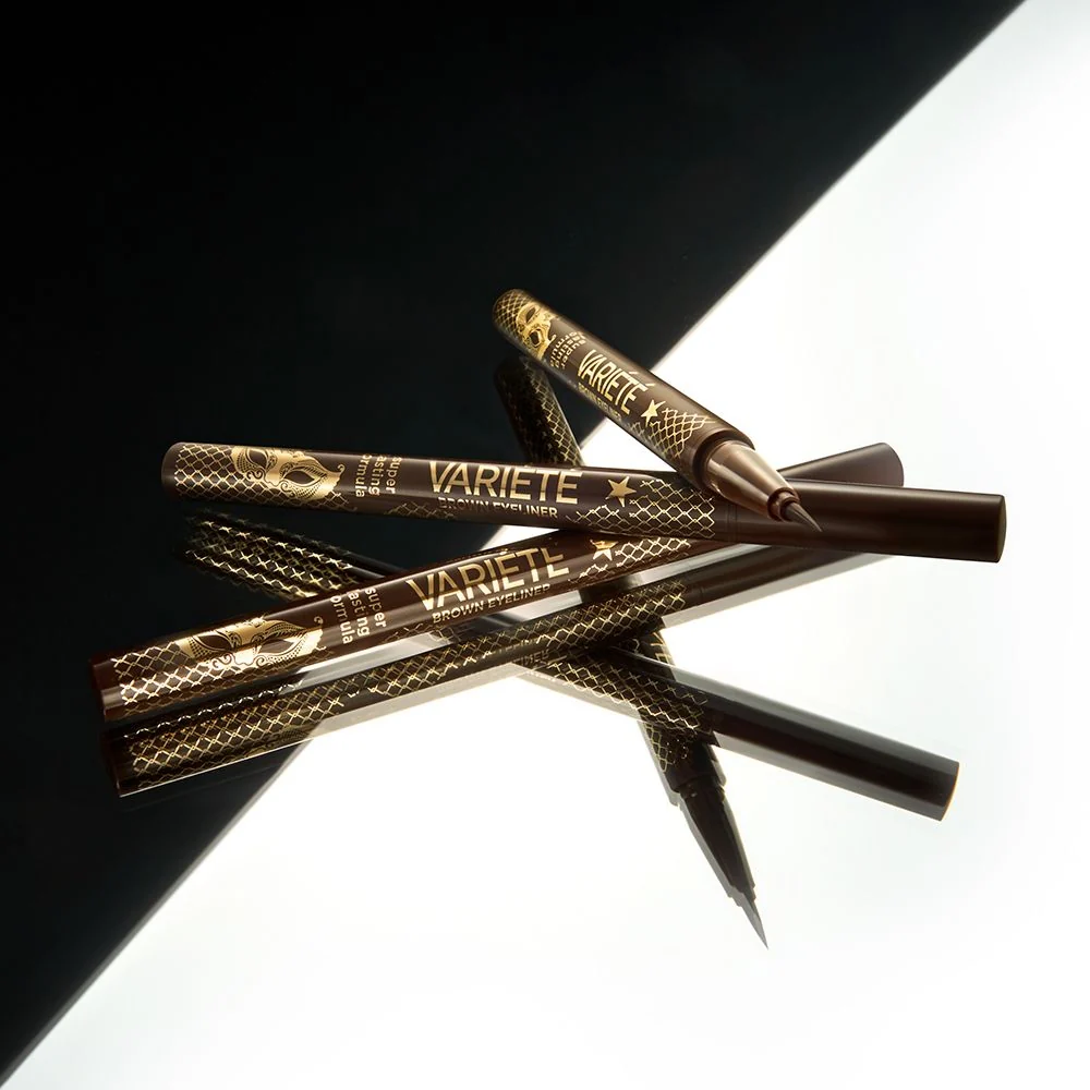 Precyzyjny eyeliner w pisaku, brązowy - Image 5