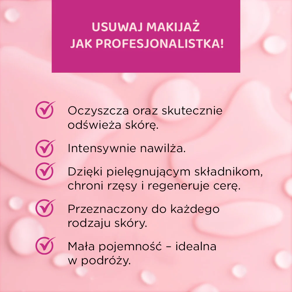 Profesjonalny płyn micelarny do demakijażu, wersja mini - Image 3