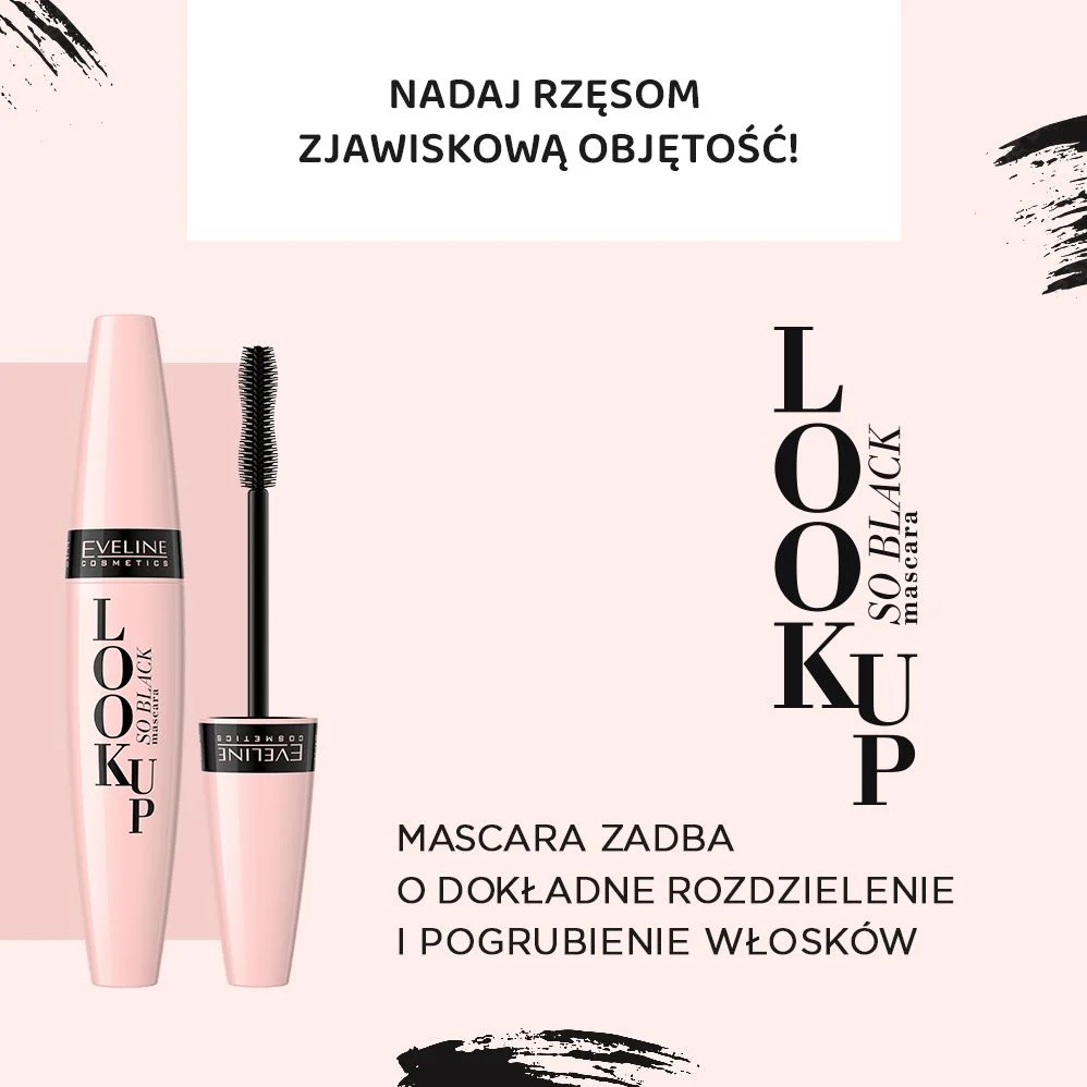 Tusz do rzęs pogrubiająco-rozdzielający, So Black - Image 2