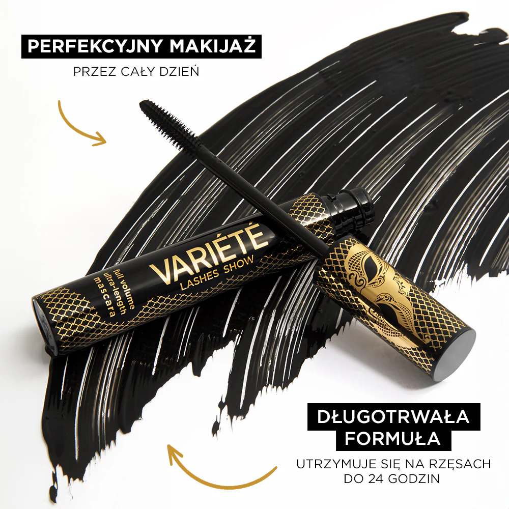 Tusz do rzęs zwiększający objętość i wydłużający, ekstremalna czerń - Image 3