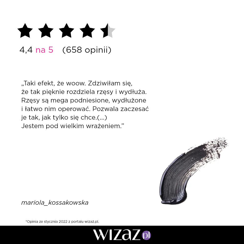 Tusz do rzęs zwiększający objętość i wydłużający, czarny - Image 10