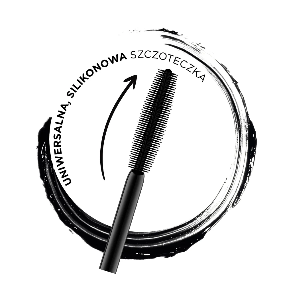 Tusz do rzęs zwiększający objętość i wydłużający, czarny - Image 4