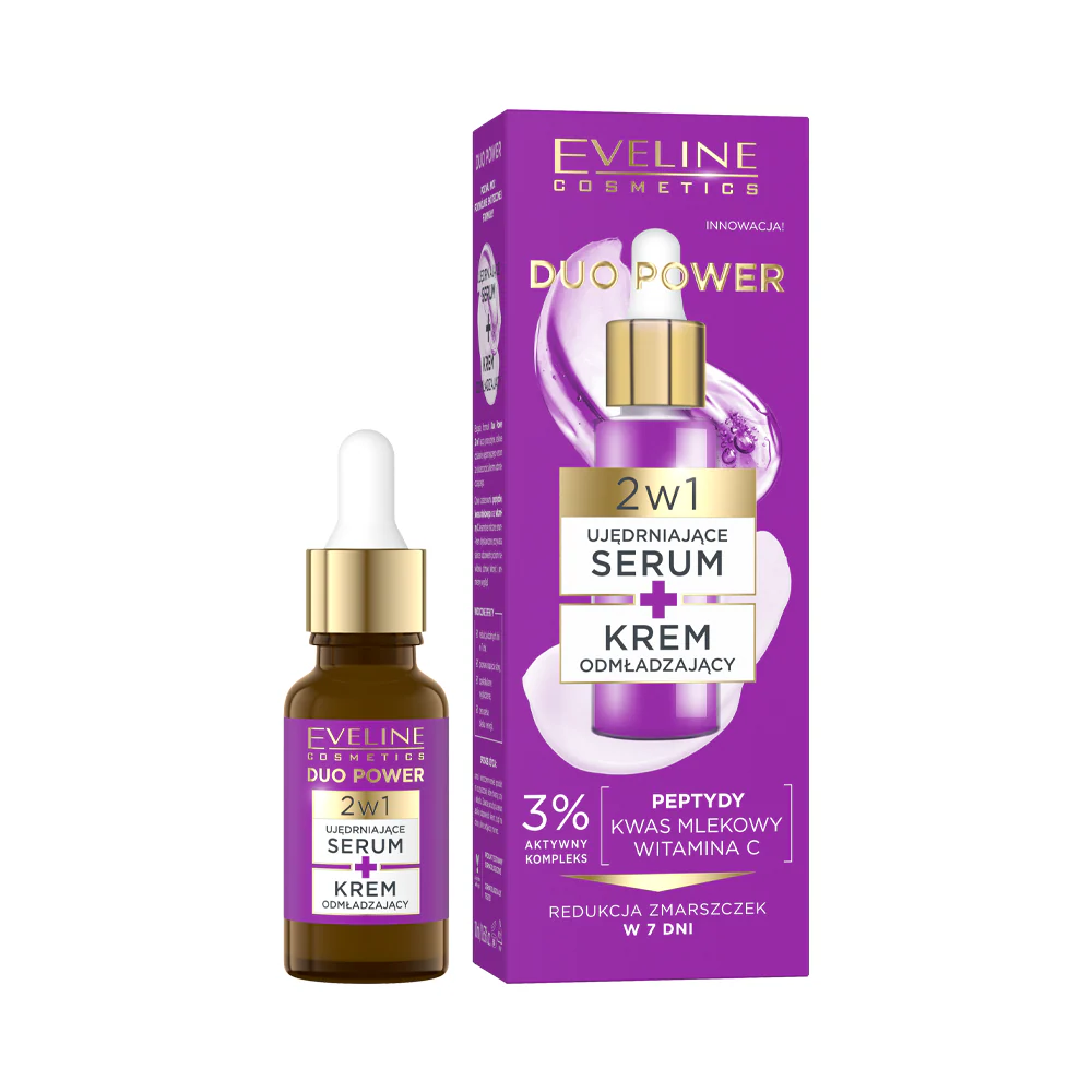 Ujędrniające serum-krem odmładzający 2w1