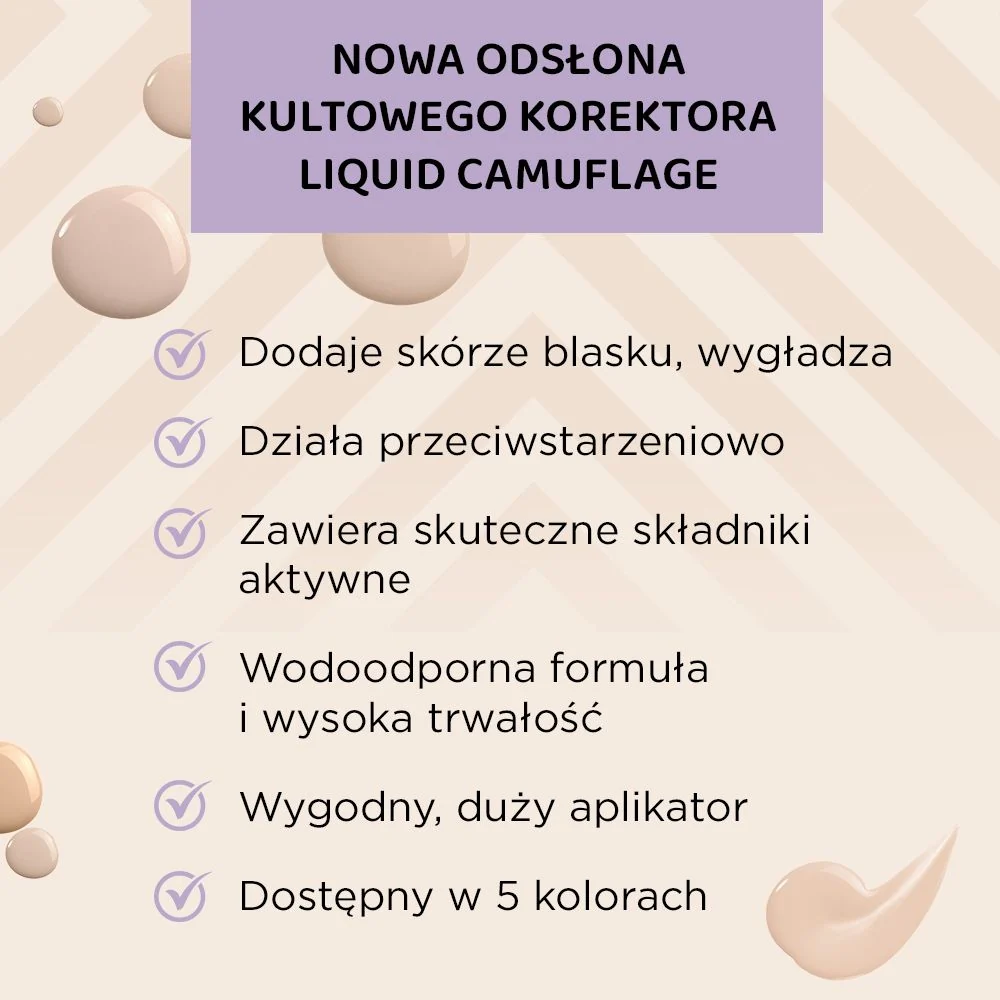 Wodoodporny  korektor kamuflujący z kwasem hialuronowym - Image 4