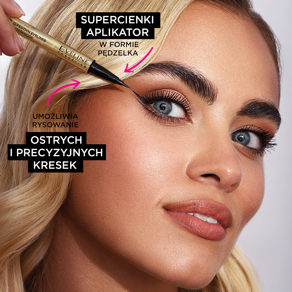 Wodoodporny precyzyjny eyeliner, czarny - Image 4