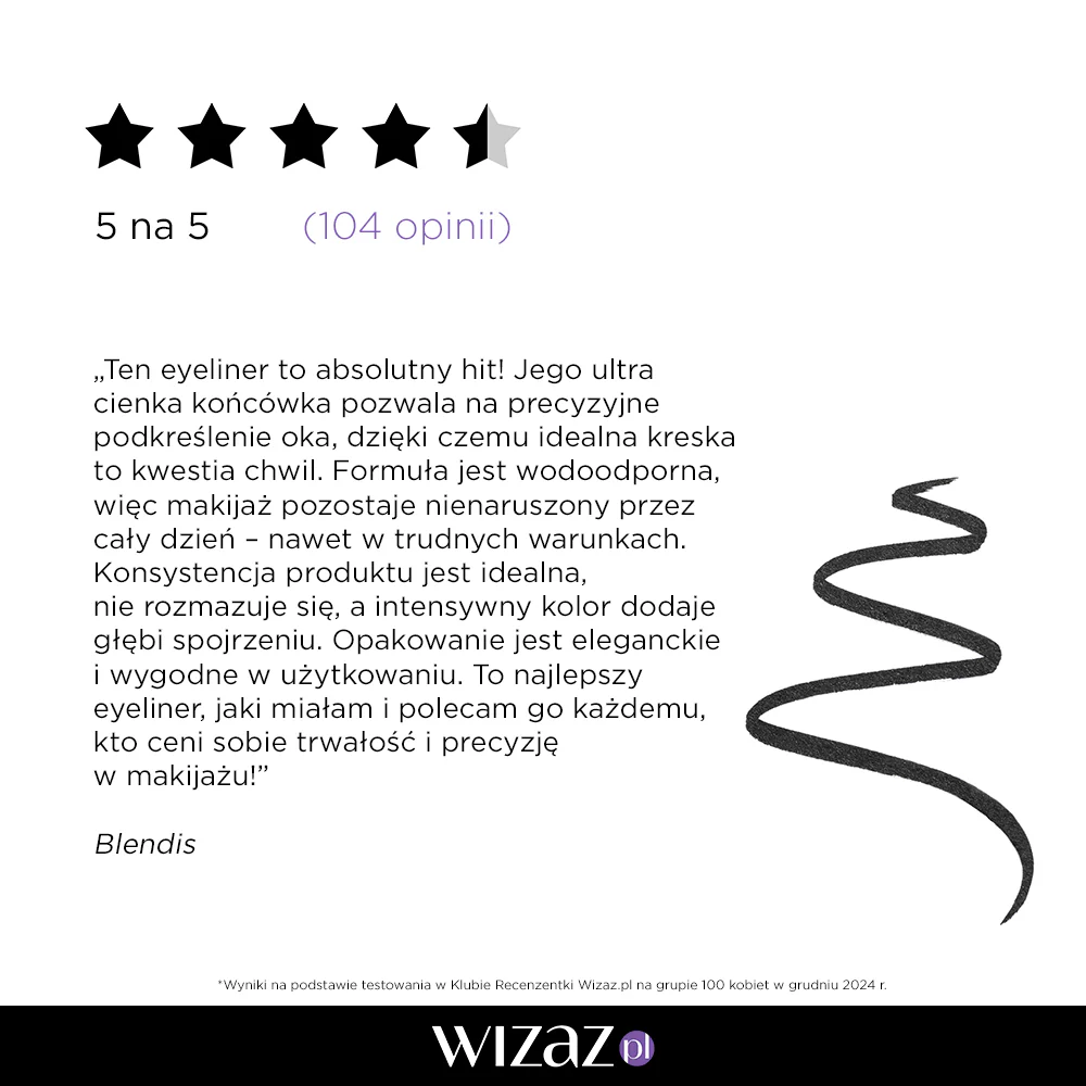 Wodoodporny precyzyjny eyeliner, czarny - Image 7